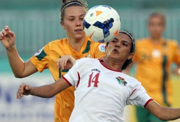 VCK Asian Cup nữ 2014: Australia đánh bại Jordan với tỷ số 3-1