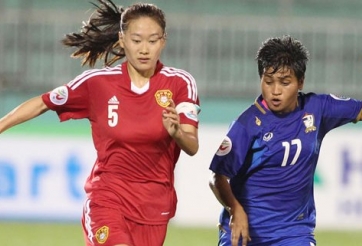 VCK Asian Cup nữ 2014: Thái Lan thảm bại trước Trung Quốc