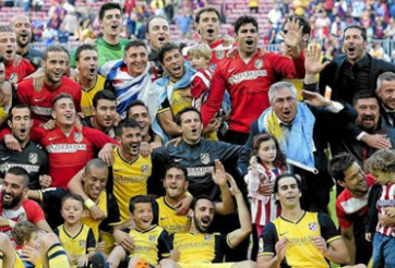 Bàn thắng bằng 'vàng' của Godin giúp Atletico vô địch La Liga