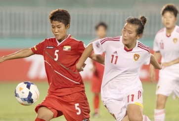 VCK Asian Cup nữ 2014: Trung Quốc thắng dễ Myanmar