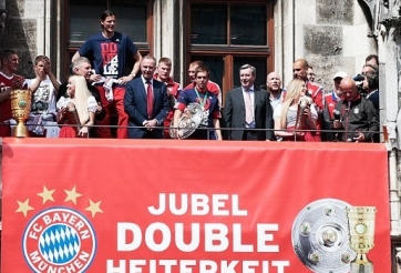 Bayern Munich tổ chức lễ ăn mừng hoành tráng