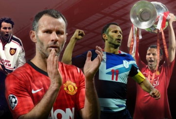 Ryan Giggs giải nghệ làm trợ lý cho Louis van Gaal