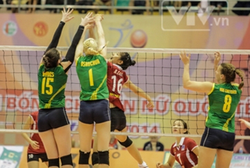 VTV Cup 2014: Kazakhstan nhọc nhằn đánh bại Australia