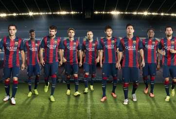 Barca ra mắt áo đấu mùa giải 2014/15, thiếu vắng Fabregas