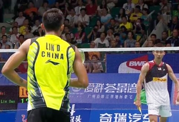 Video cầu lông: Pha đôi công kinh điển giữa Lin Dan và Lee Chong Wei