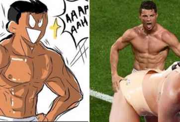 Ảnh chế độc màn ăn mừng bàn thắng của Cris Ronaldo