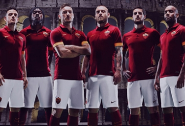 AS Roma ra mắt áo đấu mới đẹp từng milimet