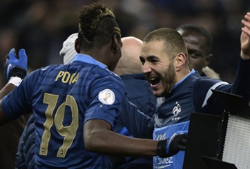 Benzema rủ Pogba tới Bernabeu