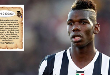Paul Pogba tố cáo tờ Daily Mail tự dựng chuyện