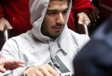 Uruguay cập nhật tình hình chấn thương của Luis Suarez