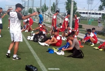 U19 Việt Nam có tập buổi đầu tiên tại Nhật Bản