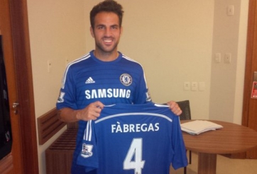 Tin chuyển nhượng: Fabregas khoác áo số 4 tại Chelsea