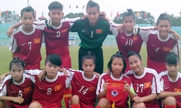 ĐT U14 nữ  Việt Nam thua sát nút U14 nữ Philippines