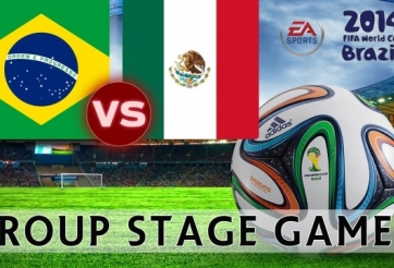 Link sopcast Brazil vs Mexico 02h00 ngày 18/6