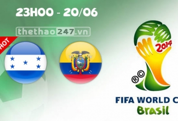 Honduras vs Ecuador 05h00 ngày 21/6