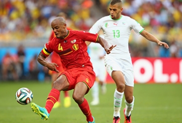 Kompany vắng mặt trong buổi tập của ĐT Bỉ