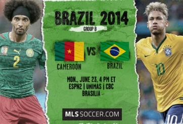 Đội hình dự kiến Cameroon vs Brazil, 3h ngày 24/6