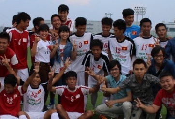 U19 Việt Nam giành chiến thắng đậm trước khi về nước