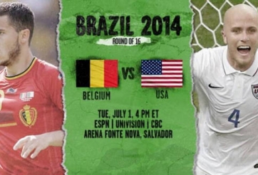 Link sopcast trực tiếp Bỉ vs Mỹ, 03h00 ngày 2/7