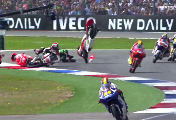 Video đua xe MotoGP 2014: Những cú ngã kinh hoàng chặng Assen (Hà Lan)