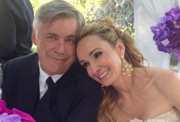 HLV Carlo Ancelotti tổ chức đám cưới với người tình trẻ