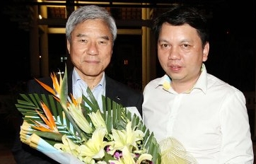 Chủ tịch LĐBĐ Nhật Bản ấn tượng khi trở lại Việt Nam