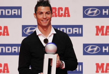 CR7 được trao giải Di Stefano năm thứ 3 liên tiếp