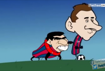 Video troll bóng đá: Vai trò đặc biệt của Luis Suarez khi tới Barca