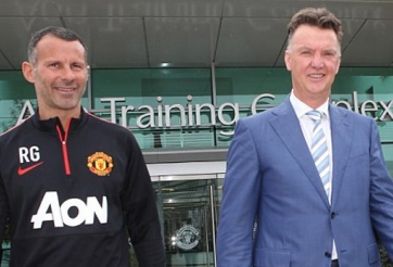 Những hình ảnh đầu tiên của Van Gaal ở Man Utd