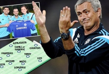 Mourinho công bố đội hình Chelsea ưa thích mùa tới