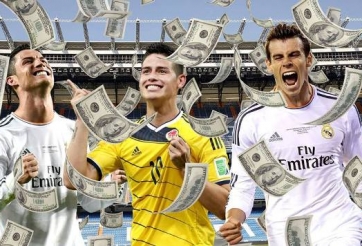 Top 10 cầu thủ đắt giá nhất Real Madrid
