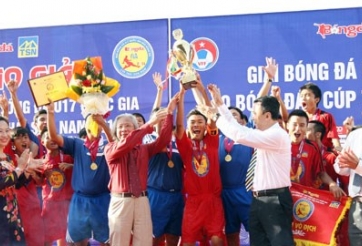 Nhà vô địch Giải U17 QG 2014 được LĐBĐ TP.HCM thưởng lớn