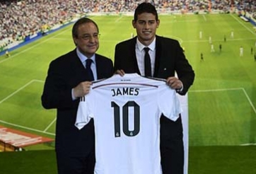 Real thu hàng loạt lợi nhuận từ thương vụ James Rodriguez