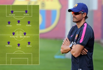 Barca có thể đá với sơ đồ 3-2-3-2