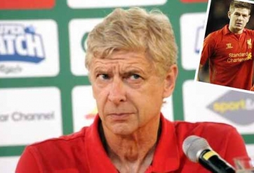 Arsene Wenger 'đá đểu' Gerrard sau vụ Suarez
