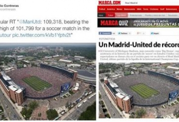 Marca bị tố làm giả hiện trường trận M.U – Real