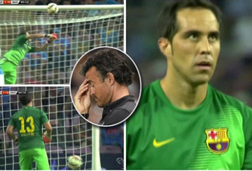 Mắc sai lầm ngớ ngẩn, Bravo mất suất bắt chính tại Barca?