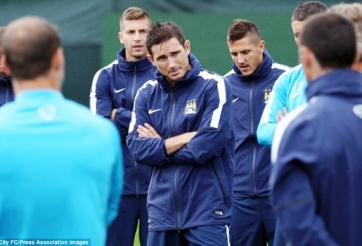 Hình ảnh Lampard và Sagna hội quân cùng Man City