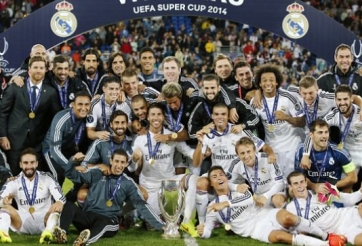 VIDEO: Khoảnh khắc Real Madrid đăng quang siêu Cup châu Âu