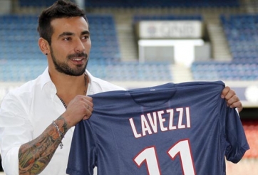 PSG tạo điều kiện cho Liverpool chiêu mộ Lavezzi