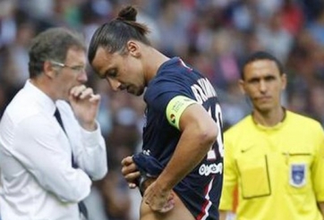 PSG mất tiền đạo Ibrahimovic ít nhất 4 tuần