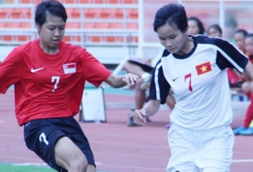 U19 nữ Việt Nam đánh bại Singapore 10-0 trong trận mở màn AFF Cup 2014