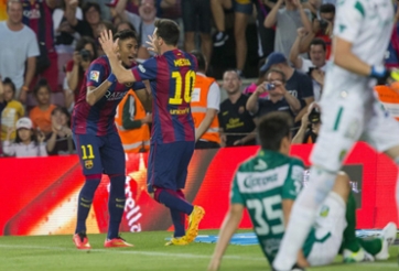 Neymar tái xuất, Barca đánh tennis ở Nou Camp