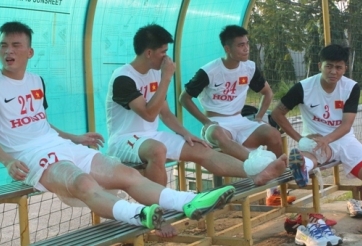 Nhiều tuyển thủ U23 Việt Nam bị căng cơ sau bài tập thể lực của HLV Miura