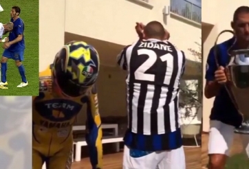 Video: Materazzi 'trả thù' Zidane sau 8 năm theo cách mới