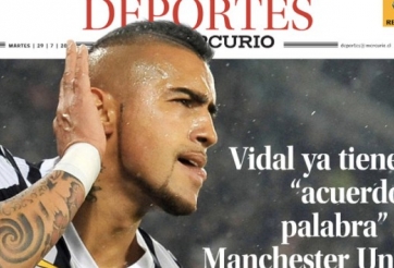MU tung 42 triệu bảng kèm Chicharito để có Vidal