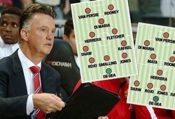 Van Gaal có 2 phương án sắp xếp đội hình với Di Maria