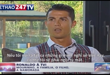 VIDEO: Cristiano Ronaldo có phát biểu gây 'sốc' về Mourinho và Messi