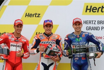 Kết quả phân hạng đua xe MotoGP chặng 12-Hertz British Grand Prix 2014