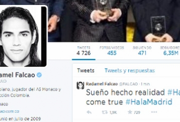 Falcao xác nhận sang Real Madrid